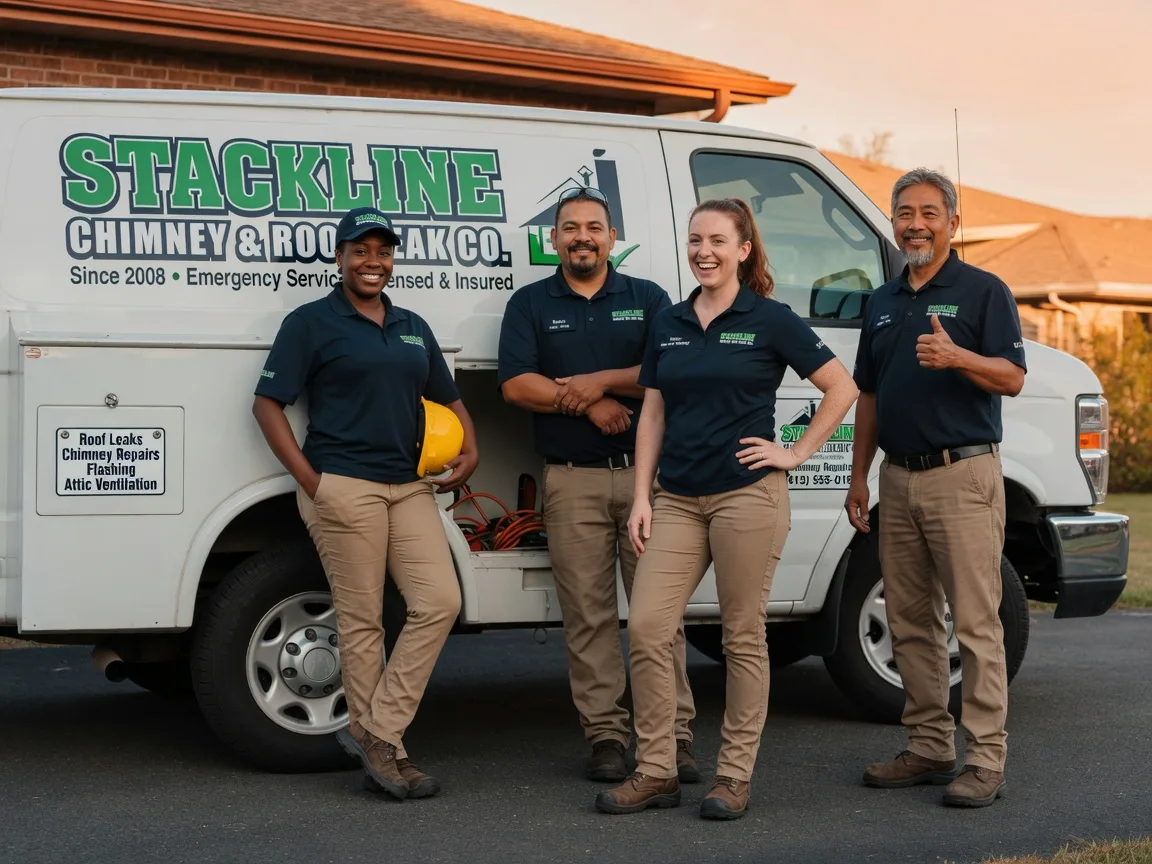 Chimney flashing repair company in Luck, WI